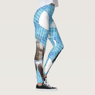 SlipperyJoe's Man underwear 6-pack chest abs male  Leggings