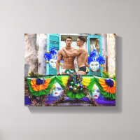 SlipperyJoe's Mardi Gras Men purple gold green bal