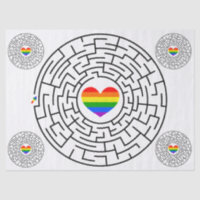 SlipperyJoe's maze encircles rainbow heart arrow m