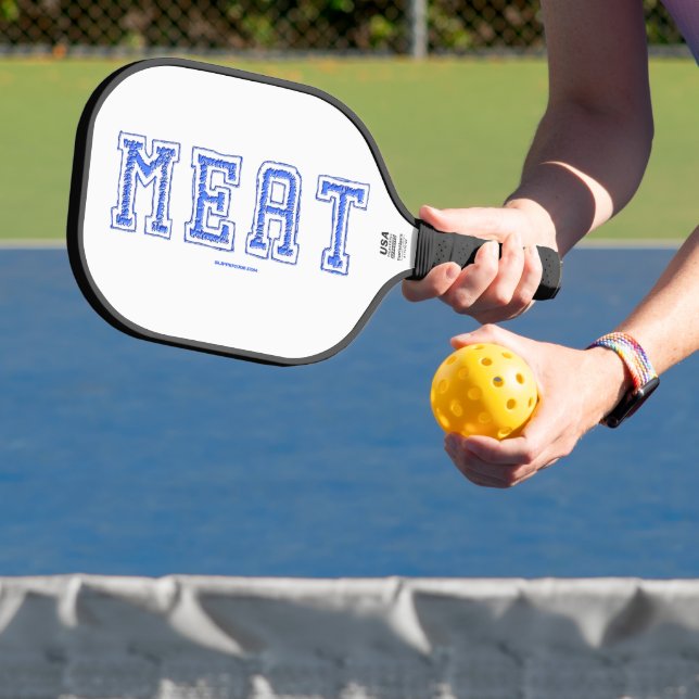 SlipperyJoe's meat rawness toughness uneven highli Pickleball Paddle (Insitu)