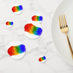 SlipperyJoe's modern pride splatter energy and col Confetti