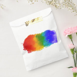 SlipperyJoe's modern pride splatter energy and col Favour Bags