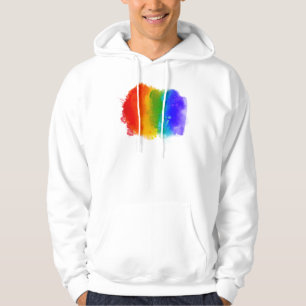 SlipperyJoe's modern pride splatter energy and col Hoodie