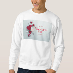 SlipperyJoe's modern Valentine's Day layout artist Sweatshirt