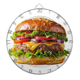 SlipperyJoe's mouthwatering cheeseburger crispy ba Dartboard