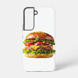 SlipperyJoe's mouthwatering cheeseburger crispy ba Samsung Galaxy Case