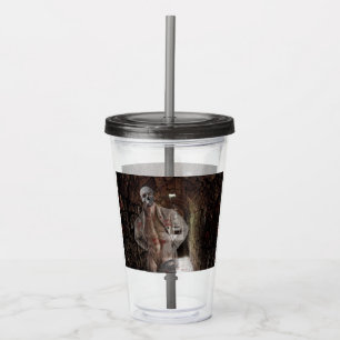 SlipperyJoe's muscular ghost stone dimly lit tunne Acrylic Tumbler