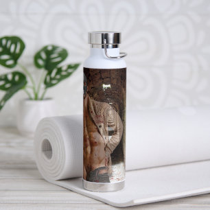 SlipperyJoe's muscular ghost stone dimly lit tunne Water Bottle