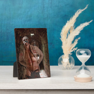 SlipperyJoe's muscular ghost stone tunnel Hallowee Plaque