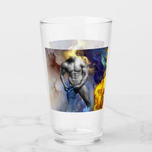 SlipperyJoe's muscular man physique steamy shirtle Glass