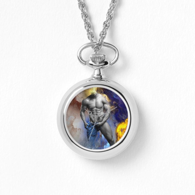 SlipperyJoe's muscular man physique steamy shirtle Watch (Front)