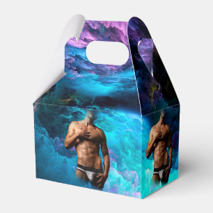 SlipperyJoe's muscular man underwear bulge cosmic Favour Box