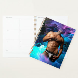 SlipperyJoe's muscular man underwear bulge cosmic  Planner