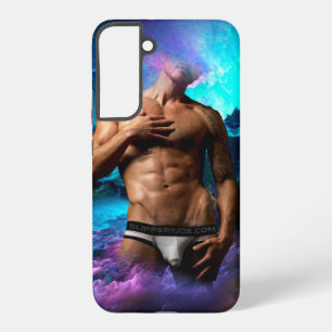 SlipperyJoe's muscular man underwear bulge cosmic  Samsung Galaxy Case