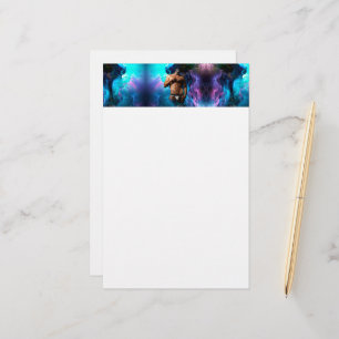 SlipperyJoe's muscular man underwear bulge cosmic Stationery