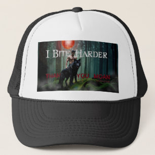 SlipperyJoe's mystical Halloween-style atmosphere  Trucker Hat
