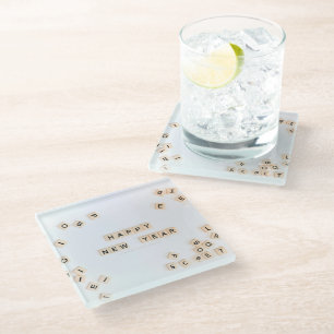 SlipperyJoe's New Year’s celebration scattered bei Glass Coaster