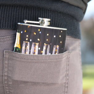 SlipperyJoe's New Year thrilling moments classic c Hip Flask