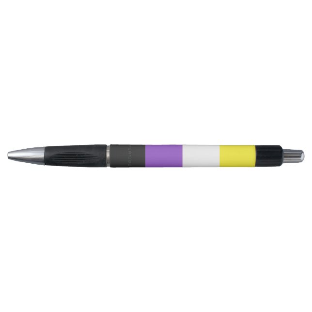 SlipperyJoe's Nonbinary Pride Flag yellow white pu (Front)