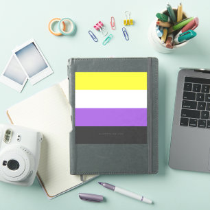 SlipperyJoe's Nonbinary Pride Flag yellow white pu