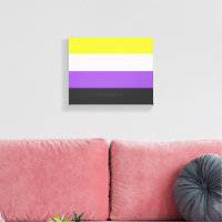 SlipperyJoe's Nonbinary Pride Flag yellow white pu