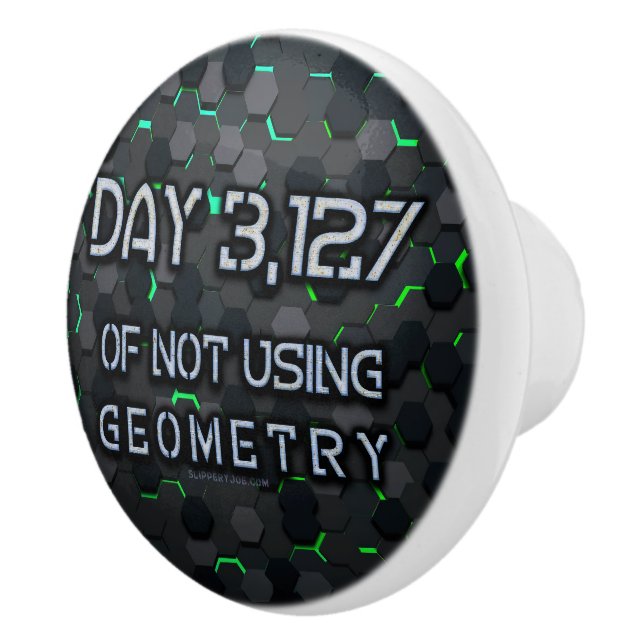 SlipperyJoe's not using geometry interlocking hexa Ceramic Knob (Right)