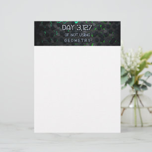 SlipperyJoe's not using geometry interlocking hexa Custom Letterhead