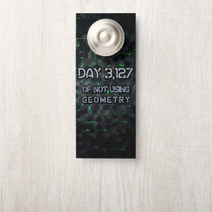 SlipperyJoe's not using geometry interlocking hexa Door Hanger