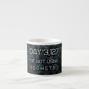 SlipperyJoe's not using geometry interlocking hexa Espresso Cup