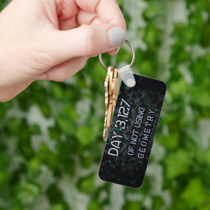 SlipperyJoe's not using geometry interlocking hexa Key Ring