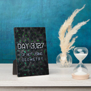SlipperyJoe's not using geometry interlocking hexa Plaque