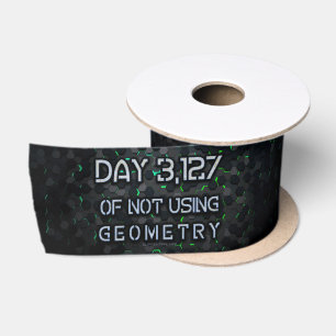 SlipperyJoe's not using geometry interlocking hexa Satin Ribbon