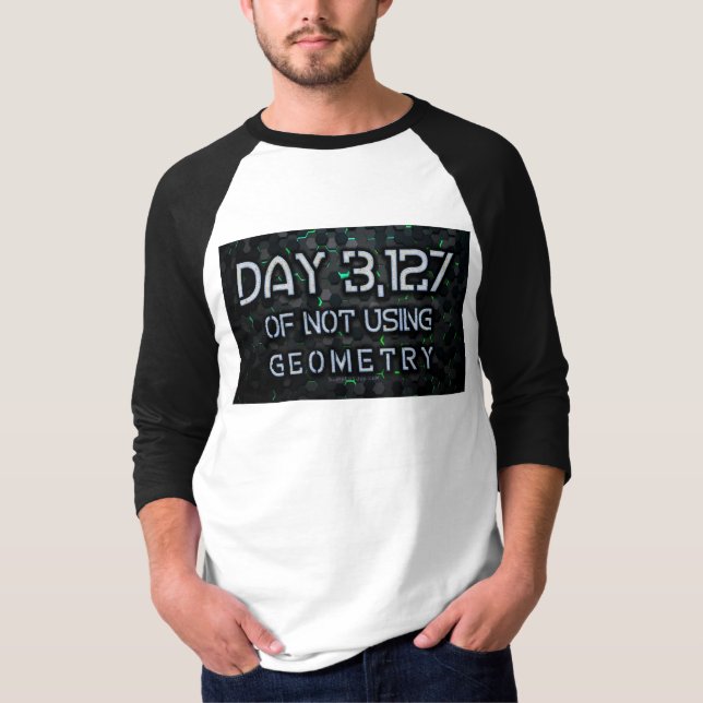 SlipperyJoe's not using geometry interlocking hexa T-Shirt (Front)