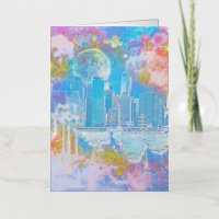 SlipperyJoe's NYC skyscrapers buildings artwork gr