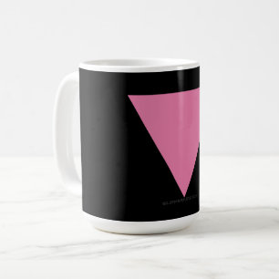 SlipperyJoe's pink triangle flag bright pink symbo Coffee Mug