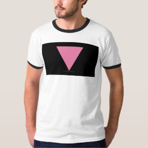 SlipperyJoe's pink triangle flag bright pink symbo T-Shirt