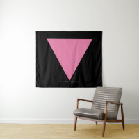 SlipperyJoe's pink triangle flag bright pink symbo