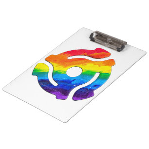 SlipperyJoe's plastic 45 RPM record adapter circul Clipboard