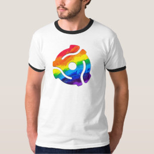 SlipperyJoe's plastic 45 RPM record adapter vibran T-Shirt