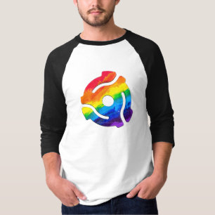 SlipperyJoe's plastic 45 RPM record adapter vibran T-Shirt