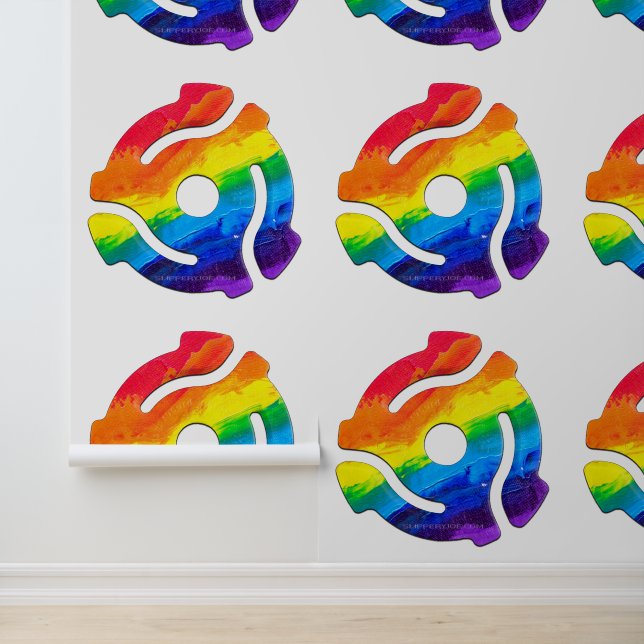 SlipperyJoe's plastic 45 RPM record adapter vibran Wallpaper (Application)