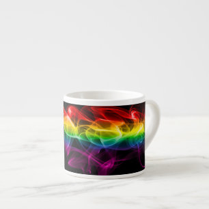 SlipperyJoe's plume of rainbow energy vapour caugh Espresso Cup