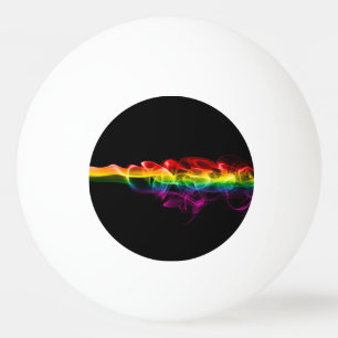 SlipperyJoe's plume of rainbow energy vapour caugh Ping Pong Ball