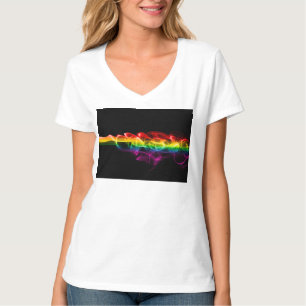 SlipperyJoe's plume of rainbow energy vapour caugh T-Shirt