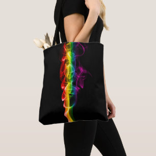SlipperyJoe's plume of rainbow energy vapour caugh Tote Bag