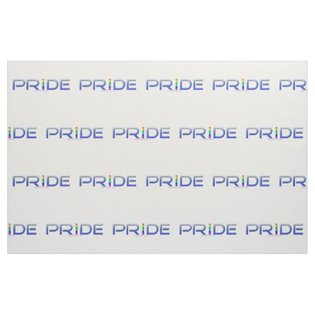 SlipperyJoe's pride word metallic letters radiates Fabric (Yard)