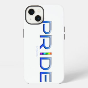 SlipperyJoe's pride word metallic letters radiates iPhone 13 Case