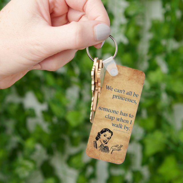 SlipperyJoe's Princess clap walking funny 50s vint Key Ring (Hand)