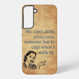 SlipperyJoe's Princess clap walking funny 50s vint Samsung Galaxy Case