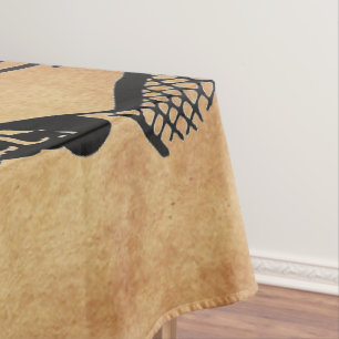 SlipperyJoe's Princess clap walking funny 50s vint Tablecloth